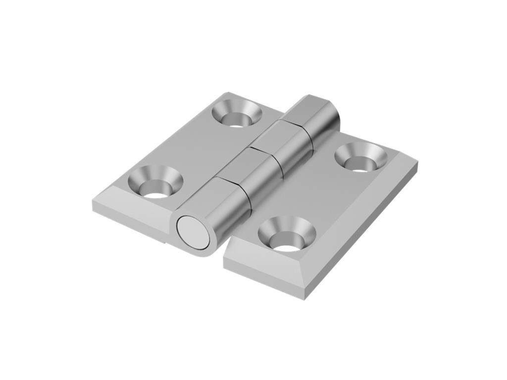 MY4040.1.2.4 YAPRAK MENTEŞE(40x40mm. Krom Kaplamalı - Delikli)